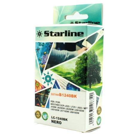 Starline Cartuccia ink per Brother Nero LC1240BK 16