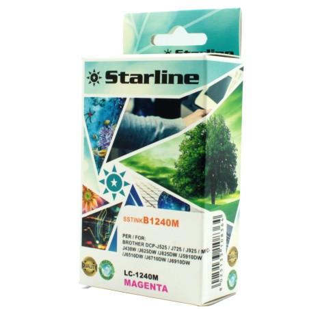 Starline Cartuccia ink per Brother Magenta LC1240M 12ml