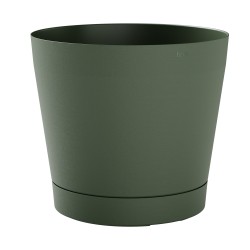 Vaso Orione 26 L diametro 38 cm verde foresta TeraPlast