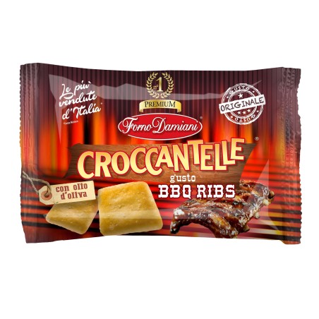 Croccantelle in sacchetto 35 gr gusto bbq ribs Brancato