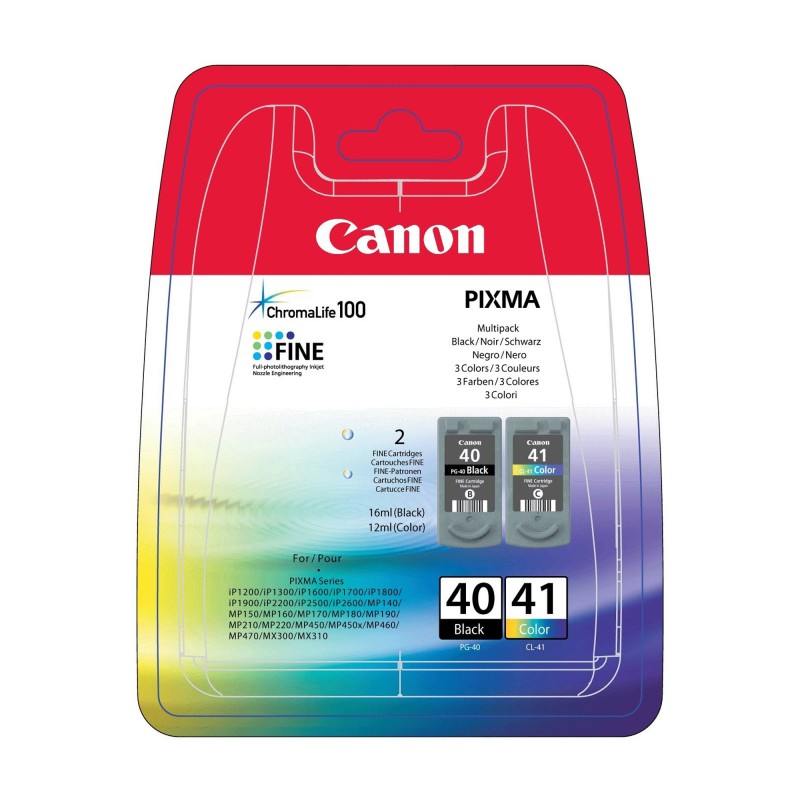 Canon Cartucce ink C/M/Y/K 0615B043 C/M/Y 12ml / K 10ml