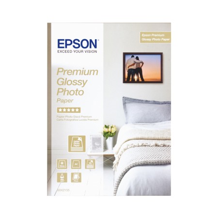 Epson Premium Glossy Photo Paper A4 15 Fogli C13S042155