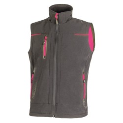 Gilet donna Universe Lady taglia M grigio/fucsia Upower