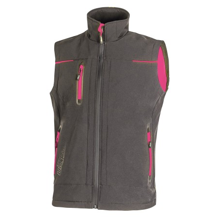 Gilet donna Universe Lady taglia L grigio/fucsia Upower