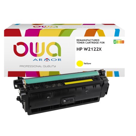 Armor Toner Compatibile per Hp Giallo W2122X 10.000 pag