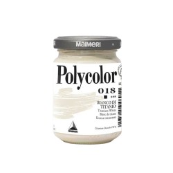 Colore vinilico Polycolor 140 ml bianco titanio Maimeri