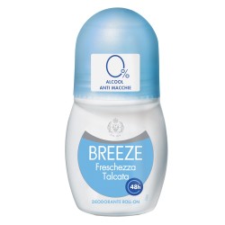 Roll on deodorante Breeze freschezza talcata 50 ml Gaia