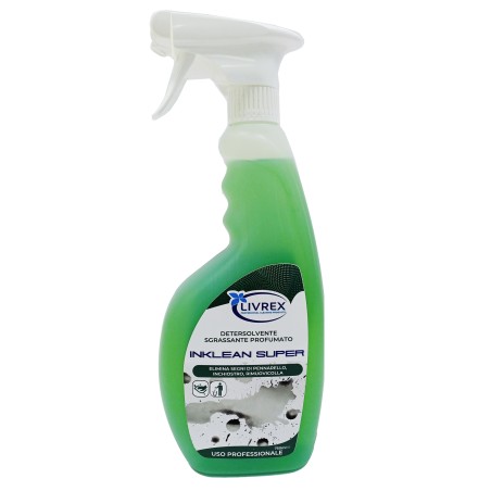 Detergente sgrassatore Inklean Super menta 750ml Livrex