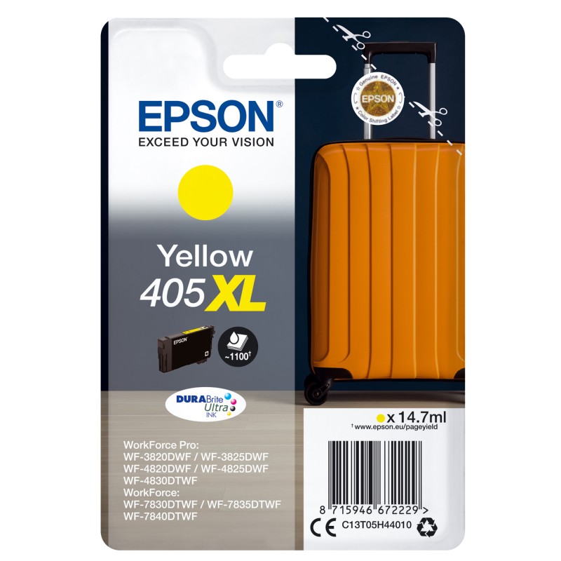 Epson Cartucce ink 405XL giallo C13T05H44010 1.100 pag