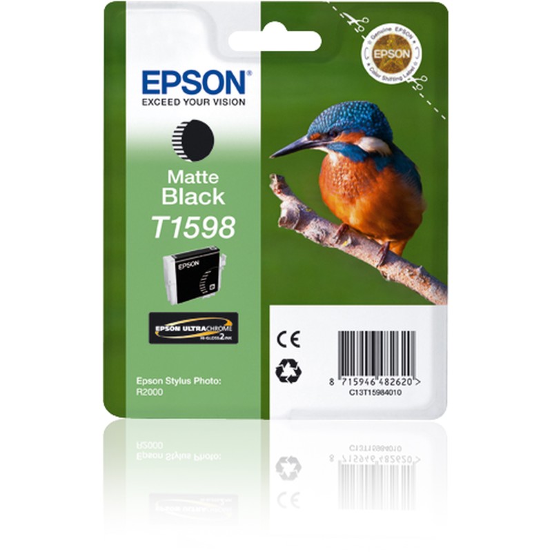 Epson Cartuccia ink Nero opaco T1598 C13T15984010 17ml