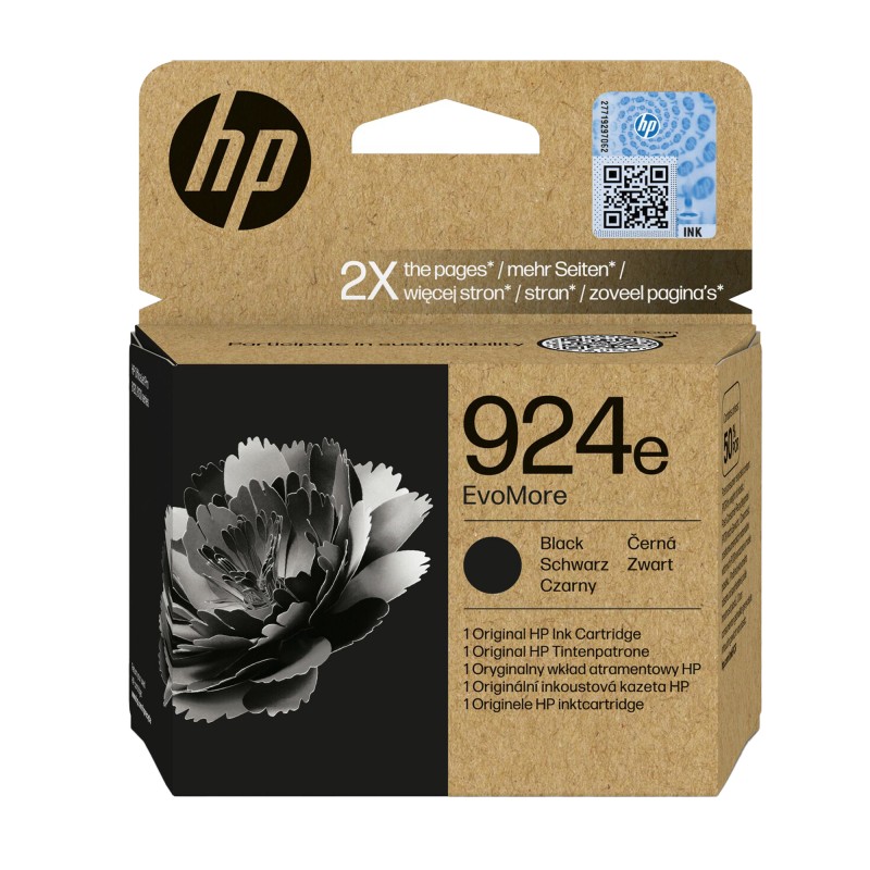 Hp Cartuccia ink originale 924e Nero 4K0V0NE 1.000 pag