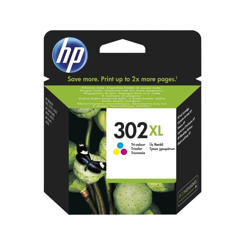 Hp Cartuccia ink originale 302XL C/M/Y F6U67AE 330 pag