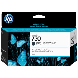 Hp Cartuccia ink originale 730 Nero opaco P2V65A 130ml