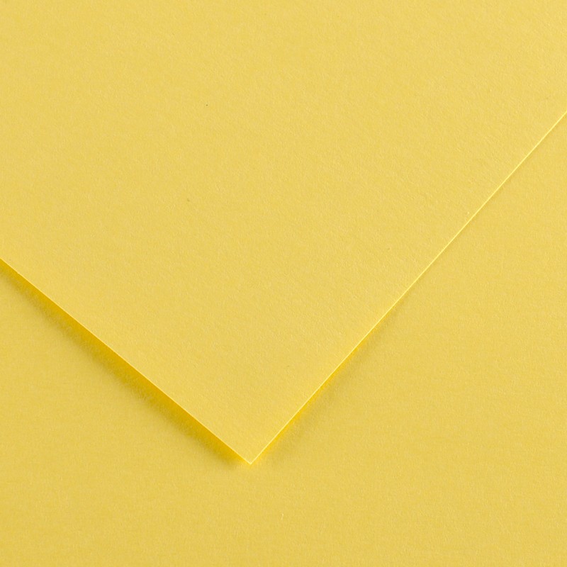 Foglio Colorline 70x100 cm 220 gr giallo paglia Canson