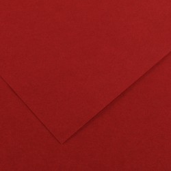 Foglio Colorline 70x100 cm 220 gr rosso granata Canson