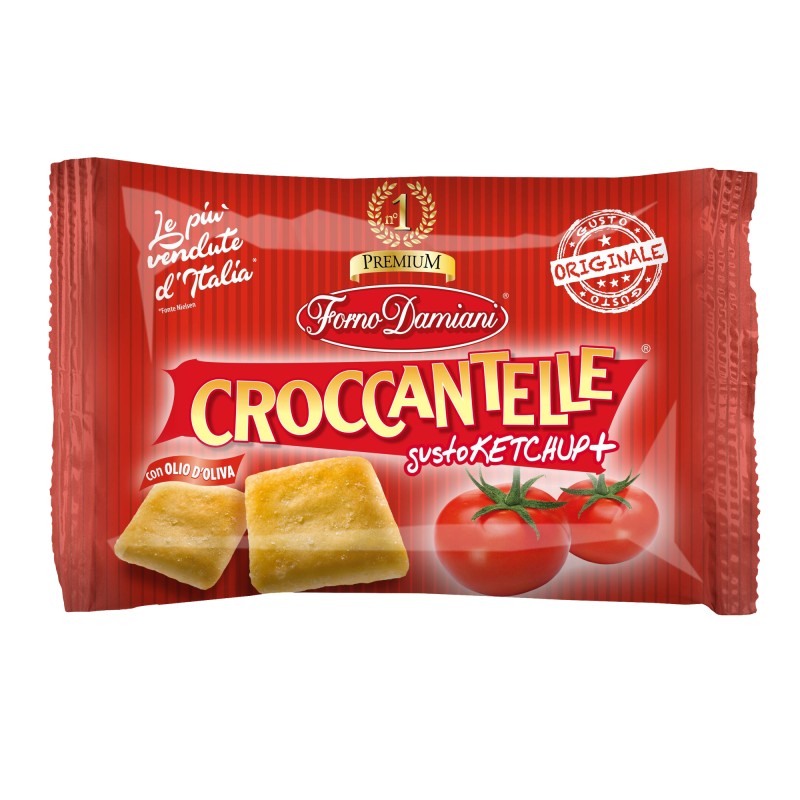 Croccantelle in sacchetto 35 gr gusto ketchup Brancato