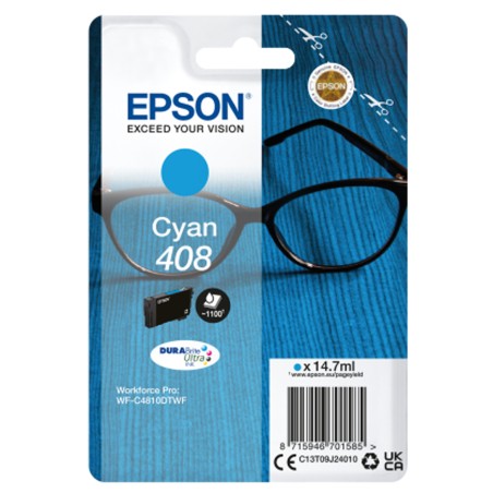 Epson Cartuccia DuraBrite Ultra 408 Ciano C13T09J24010