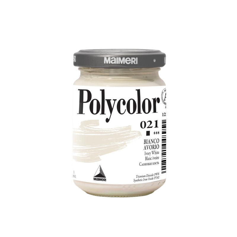 Colore vinilico Polycolor 140 ml bianco avorio Maimeri