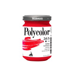 Colore vinilico Polycolor 140 ml rosso sandalo Maimeri