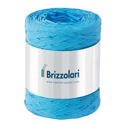 Nastro Rafia sintetica azzurro 06 5mmx200mt Brizzolari