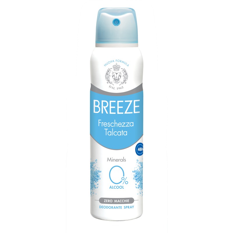 Spray deodorante Breeze freschezza talcata 150 ml Gaia