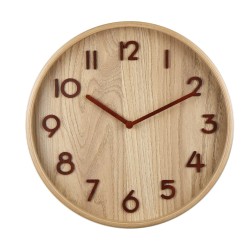 Orologio da parete Wood diametro 32 cm legno Methodo