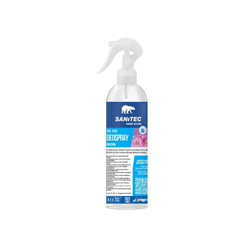 Deo spray emozioni fiorite 300 ml Sanitec