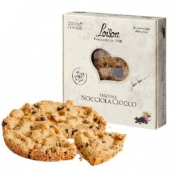 Torta sbrisola nocciola ciocco 200 gr Loison