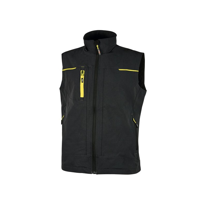 Gilet da lavoro Saturn nero/giallo taglia M UPower