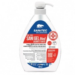 Sani Gel Med igienizzante mani 600 ml Sanitec