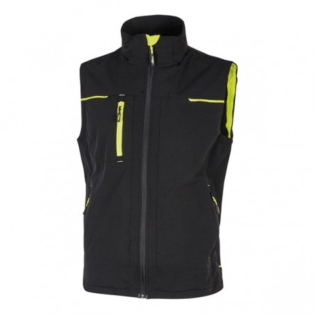 Gilet donna Saturn Lady taglia M nero/giallo Upower