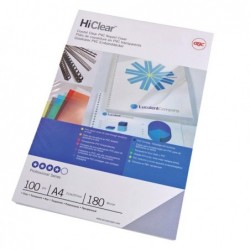 Copertine HiClear A3 180 micron neutro trasparente GBC conf. 100 pezzi