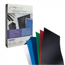 Copertine PolyOpaque A4 300 micron PPL bianco coprente GBC conf. 100 pezzi