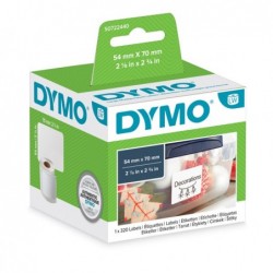 Rotolo 320 etichette LW 990150 54 x 70 mm bianco Dymo