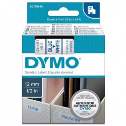 Nastro D1 450140 12 mm x 7 mt blu/bianco Dymo