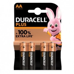 Pile Stilo AA Plus100 MN1500 Duracell blister 4 pezzi