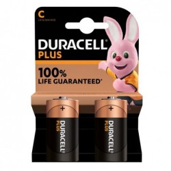 Pile Mezza Torcia C Plus100 MN1400 Duracell blister 2 pezzi