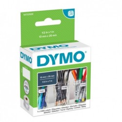 Rotolo 1000 etichette LW 13530 25x13 mm multiuso rimovibili bianco Dymo