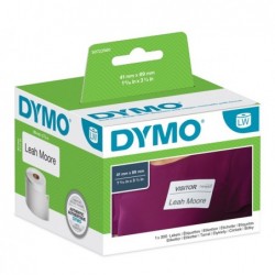 Rotolo 300 etichette LW 113560 41x89 mm rimovibile per badge bianco Dymo