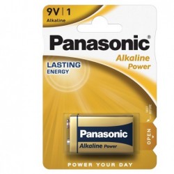 Pila Transistor 9V alcalina Panasonic blister 1 pezzo