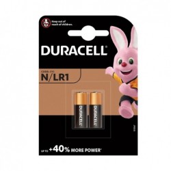 Pile 1,5V (MN9100/LR1) Duracell blister 2 pezzi