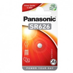 Micropila SR626 ossido argento Panasonic blister 1 pezzo