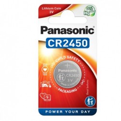 Blister Micropila CR2450 litio Panasonic