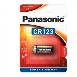 Micropila CR123 Photo litio Panasonic blister 1 pezzo