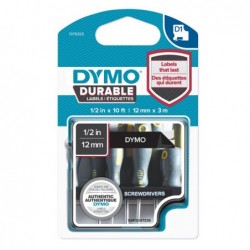 Nastro D1 Durable 1978365 12 mm x 3 mt nero/bianco Dymo