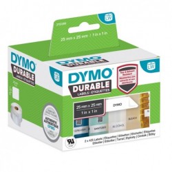 Rotolo 850 etichette LW Durable Industrial 1933083 25 x 25 mm carta bianco Dymo conf. 2 rotoli