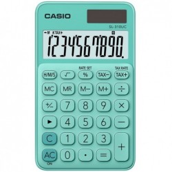 Calcolatrice tascabile SL310UC 10 cifre verde Casio