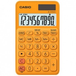 Calcolatrice tascabile SL310UC 10 cifre arancio Casio