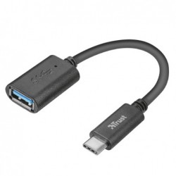 Convertitore da USBC a USB 3.1 gen 1 nero Trust