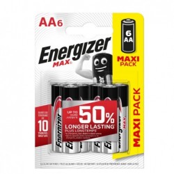 Pile stilo AA 1,5V Energizer Max blister 6 pezzi